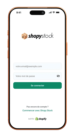 Écran de connexion